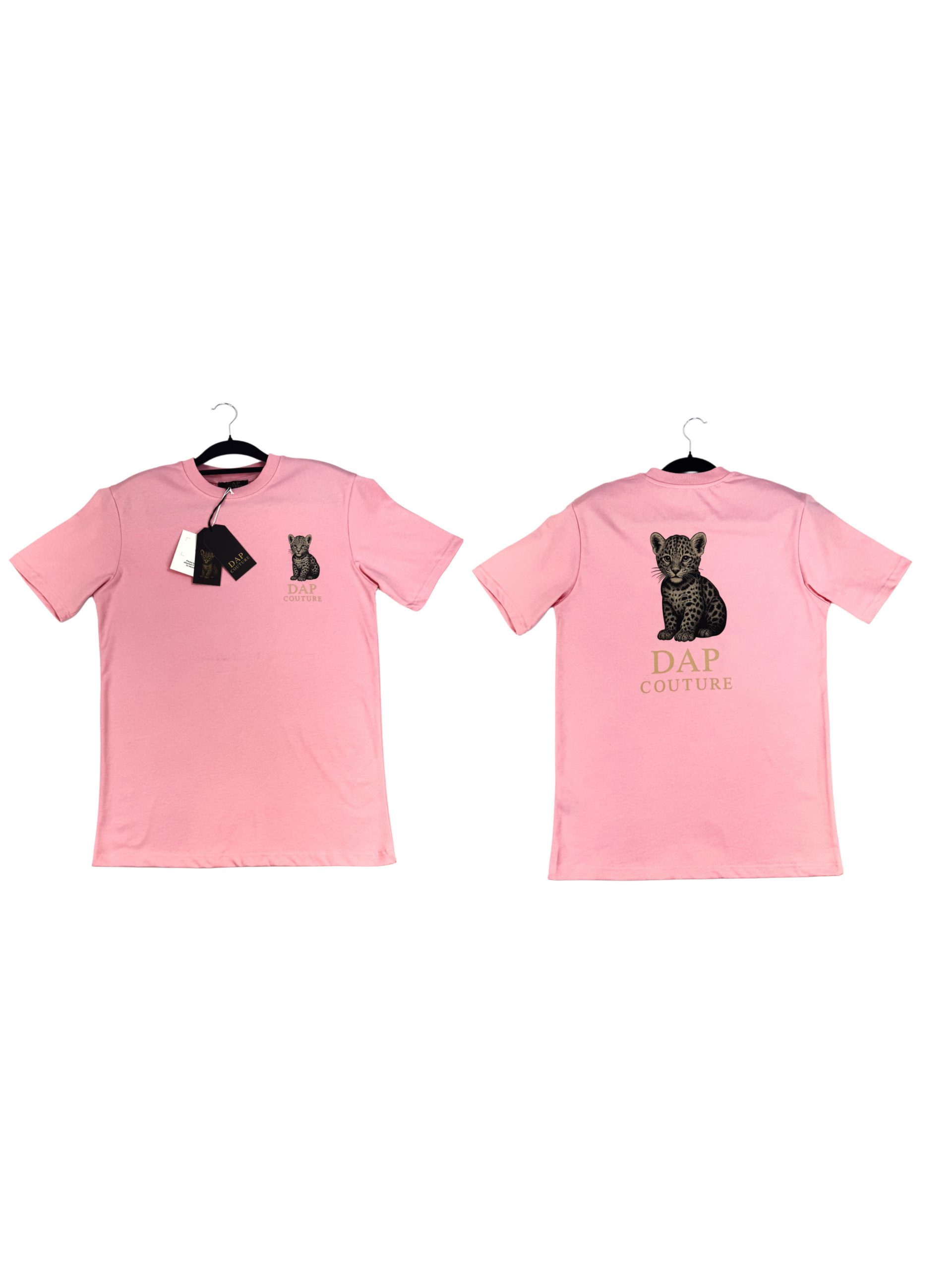 Tricou D4P Leopard Edition PINK UNISEX - imagine 3